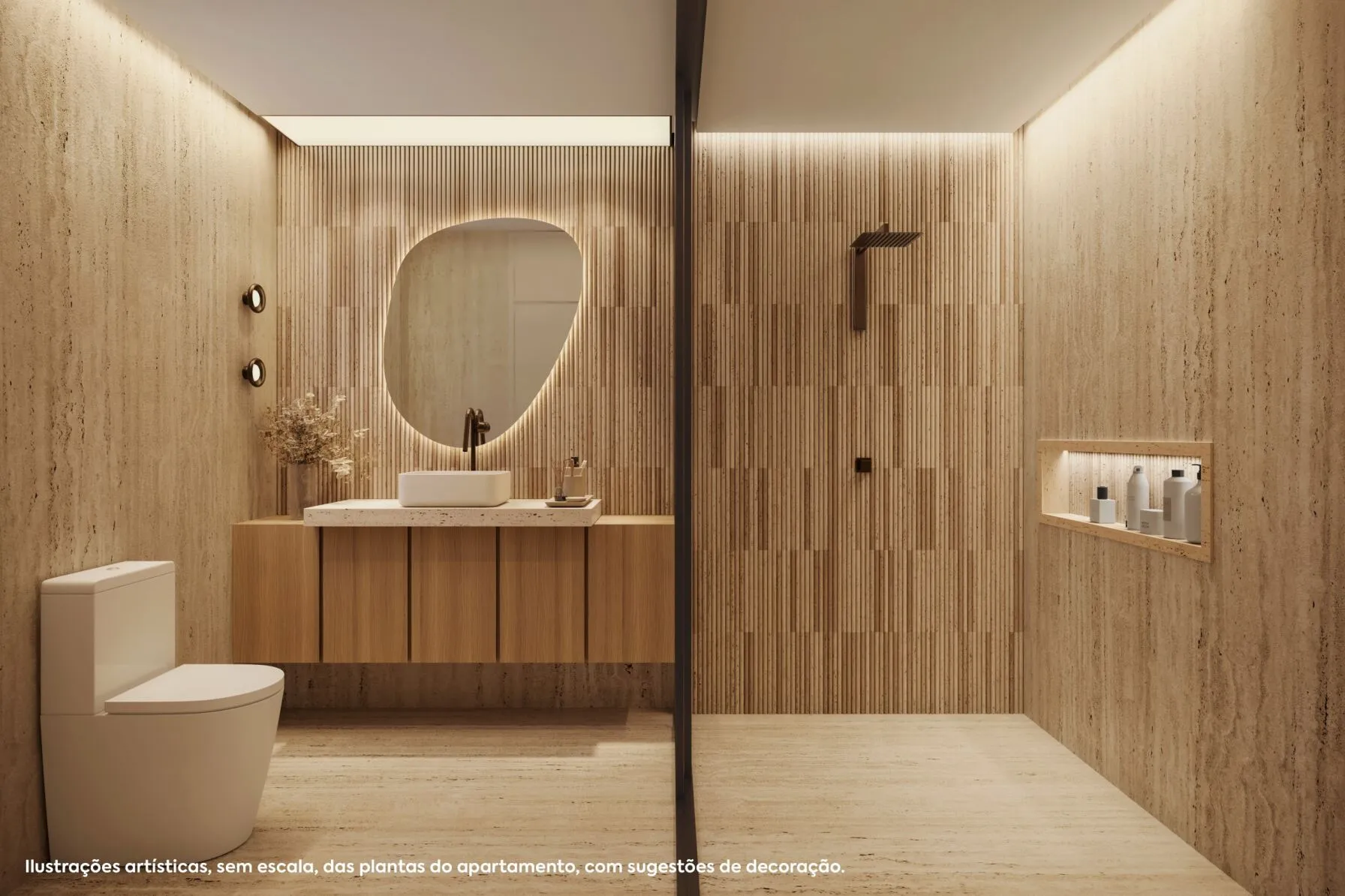 Banheiro Master 60m² -  Stay